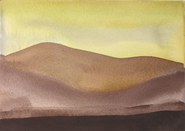 Landscape 8 2006-2010 watercolour and gouache on paper 14 x 20.6 cm (paper size); 43 x 57 cm (framed size)